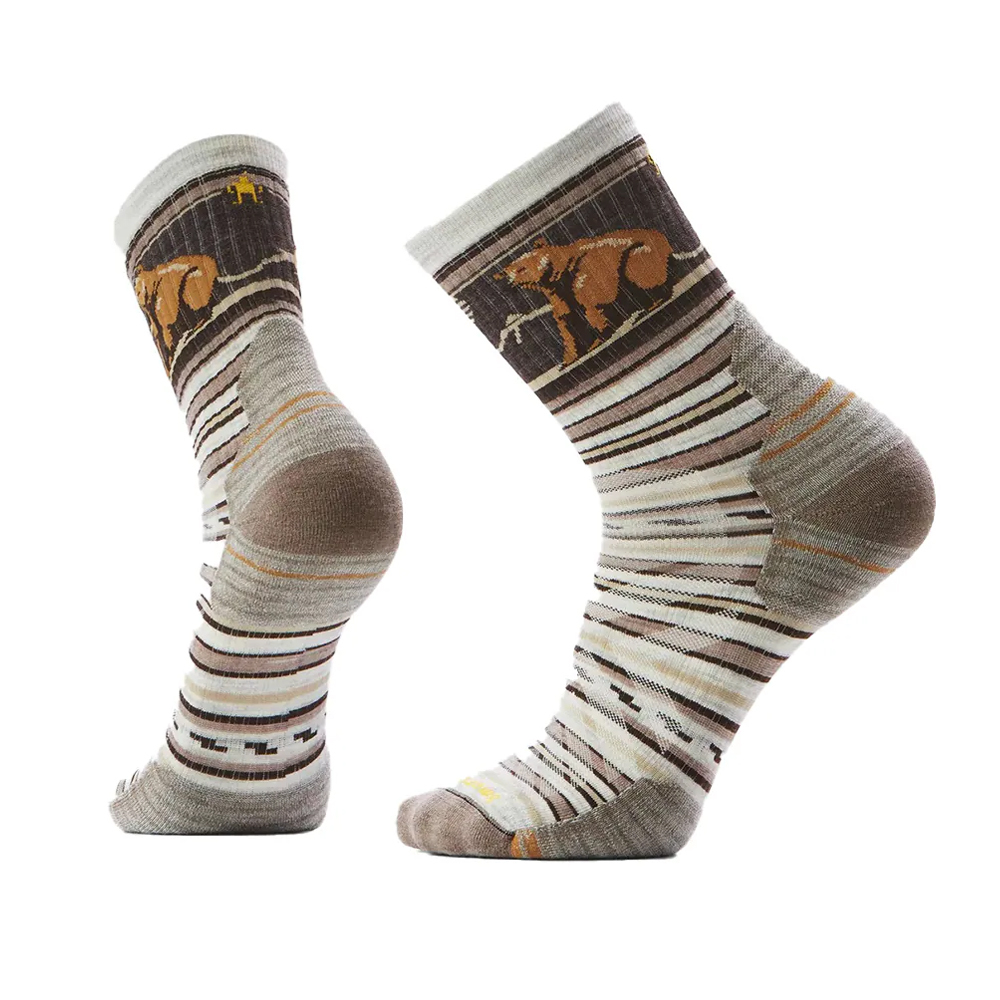 【Smartwool】機能戶外局部輕量減震中筒襪-熊 塵灰色、暮光藍 / SW002880