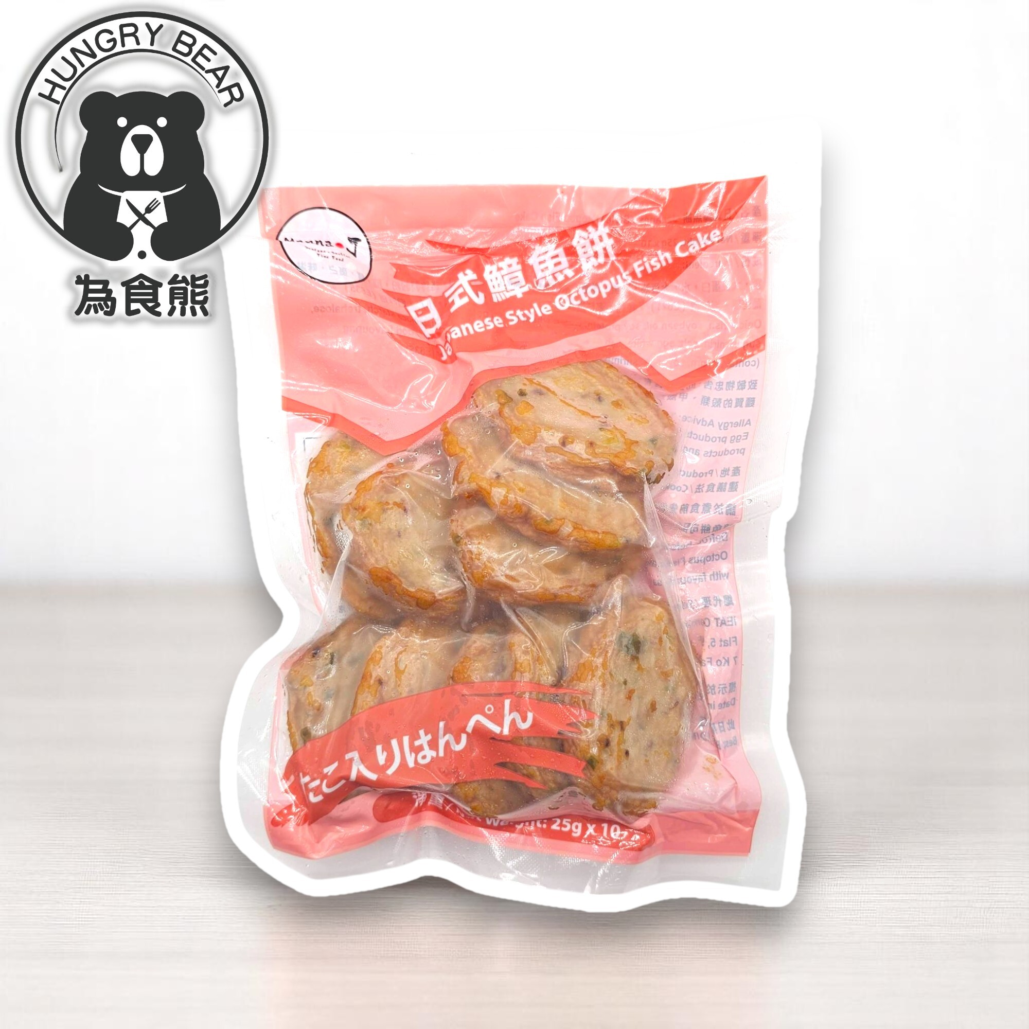 日式章魚餅 (25g*10件)  10P  (急凍-18°C)