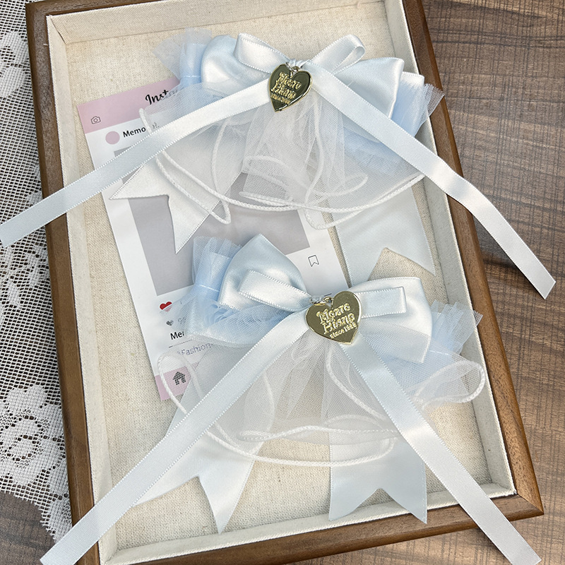 [3 FOR RM10] Sweet Ballet Blue Tulle Bow Hair Clip