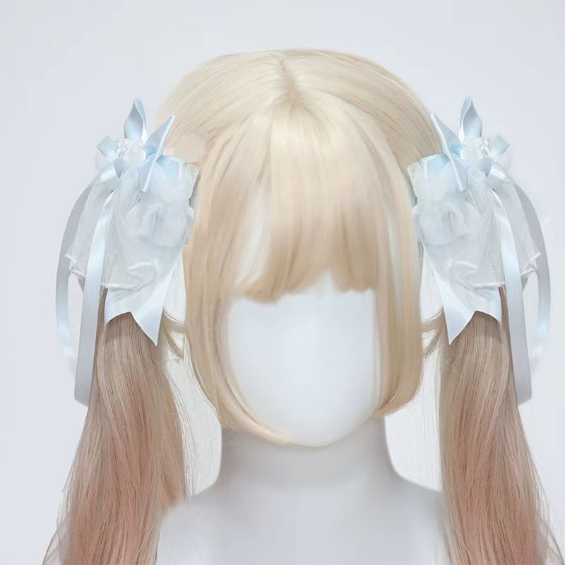 [3 FOR RM10] Sweet Ballet Blue Tulle Bow Hair Clip