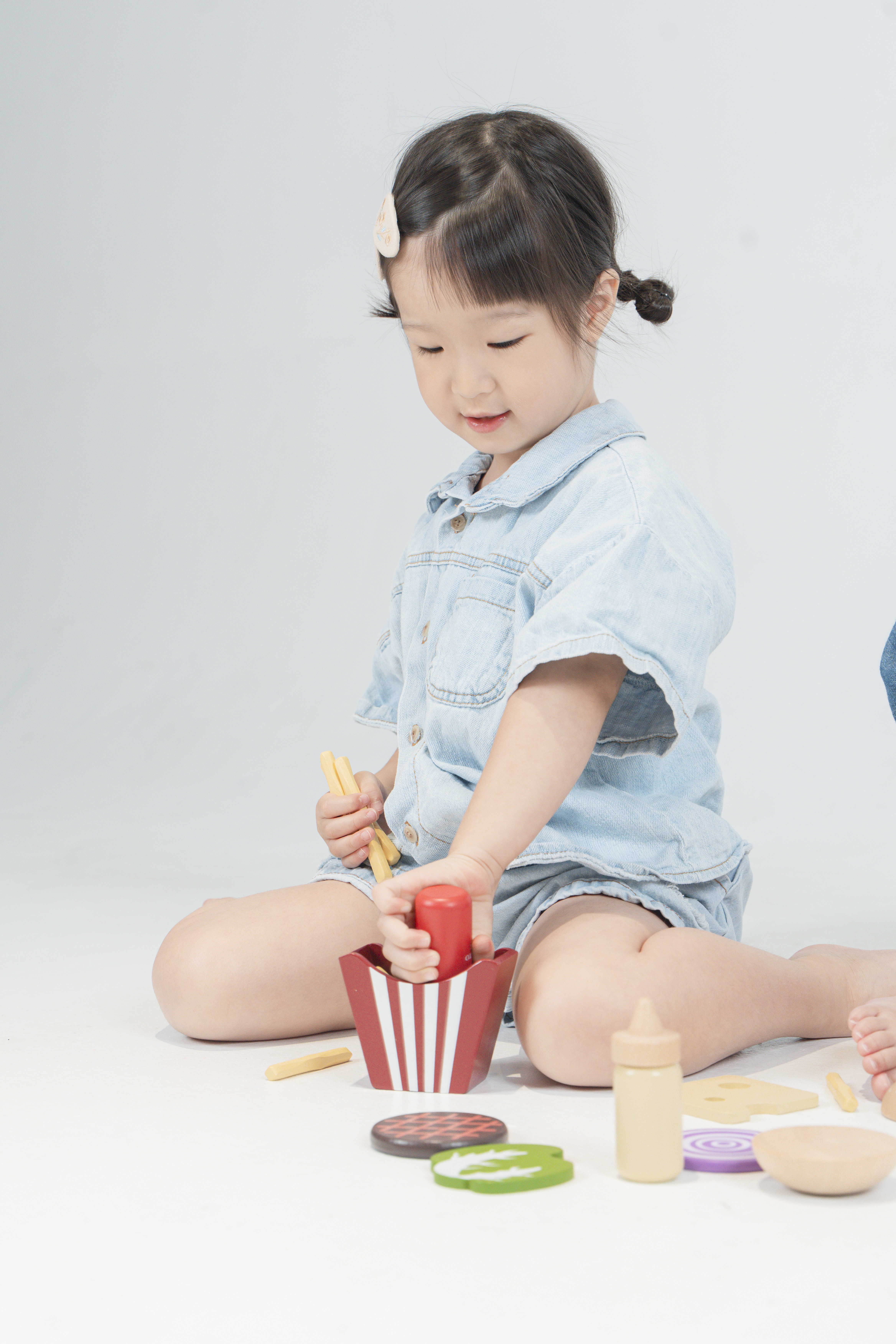 莫菲星球 質感木製扮家家酒 美國速食套餐組
