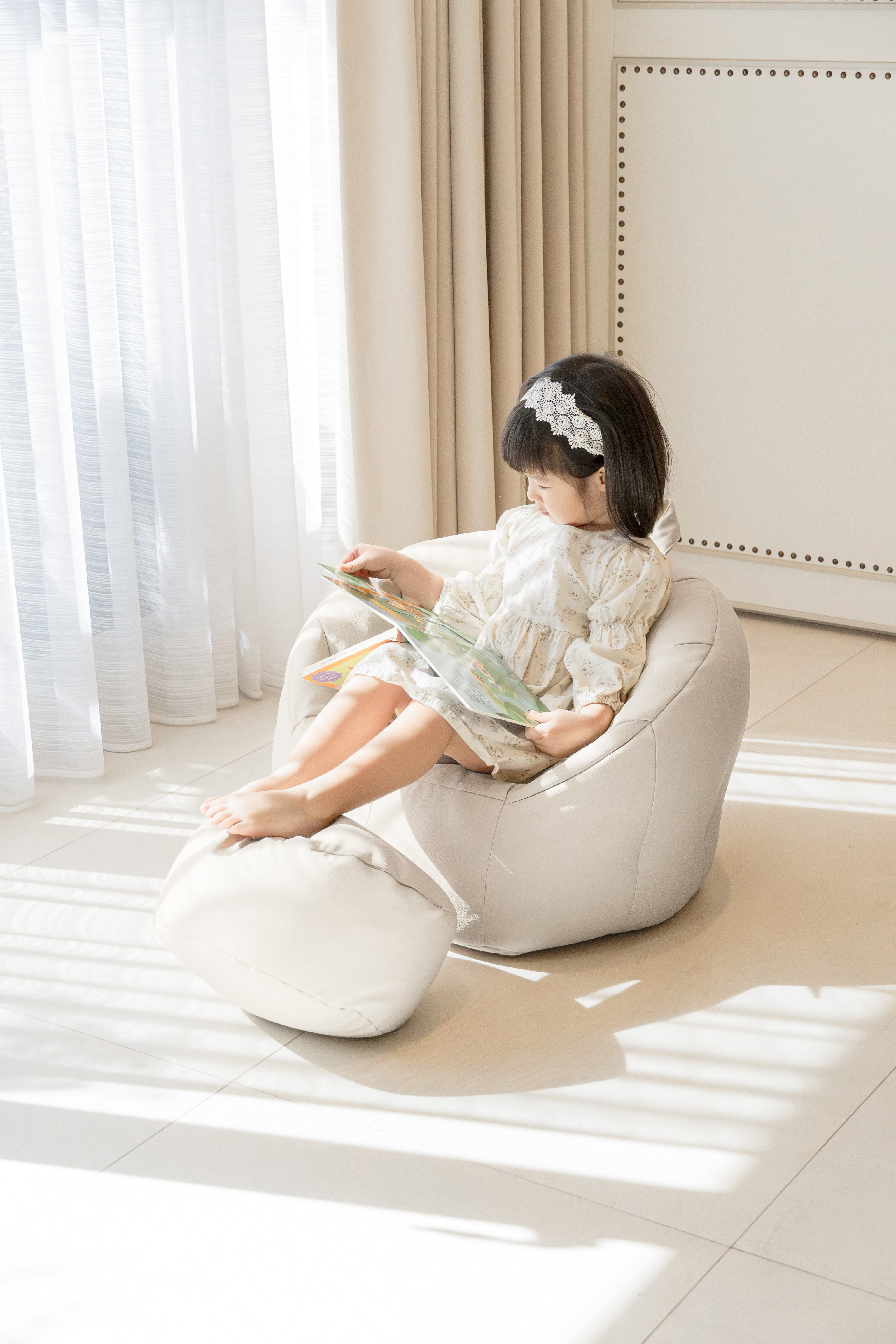 莫菲星球 寶貝好享受 質感兒童沙發 小貝殼