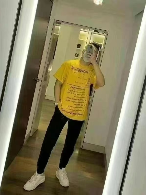 【預購】Moschino LL1030104 文字圖案短袖上衣