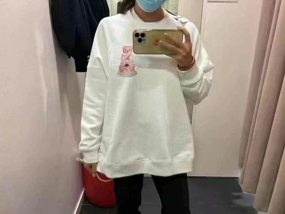 【預購】Moschino LL1030105 熊仔蛋糕圖案衛衣