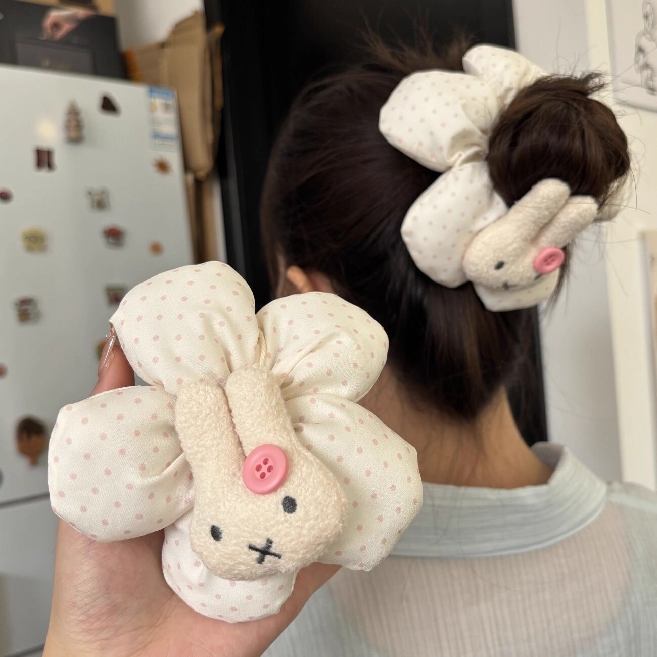 [2 FOR RM10] Cute Bunny & Flower Scrunchies