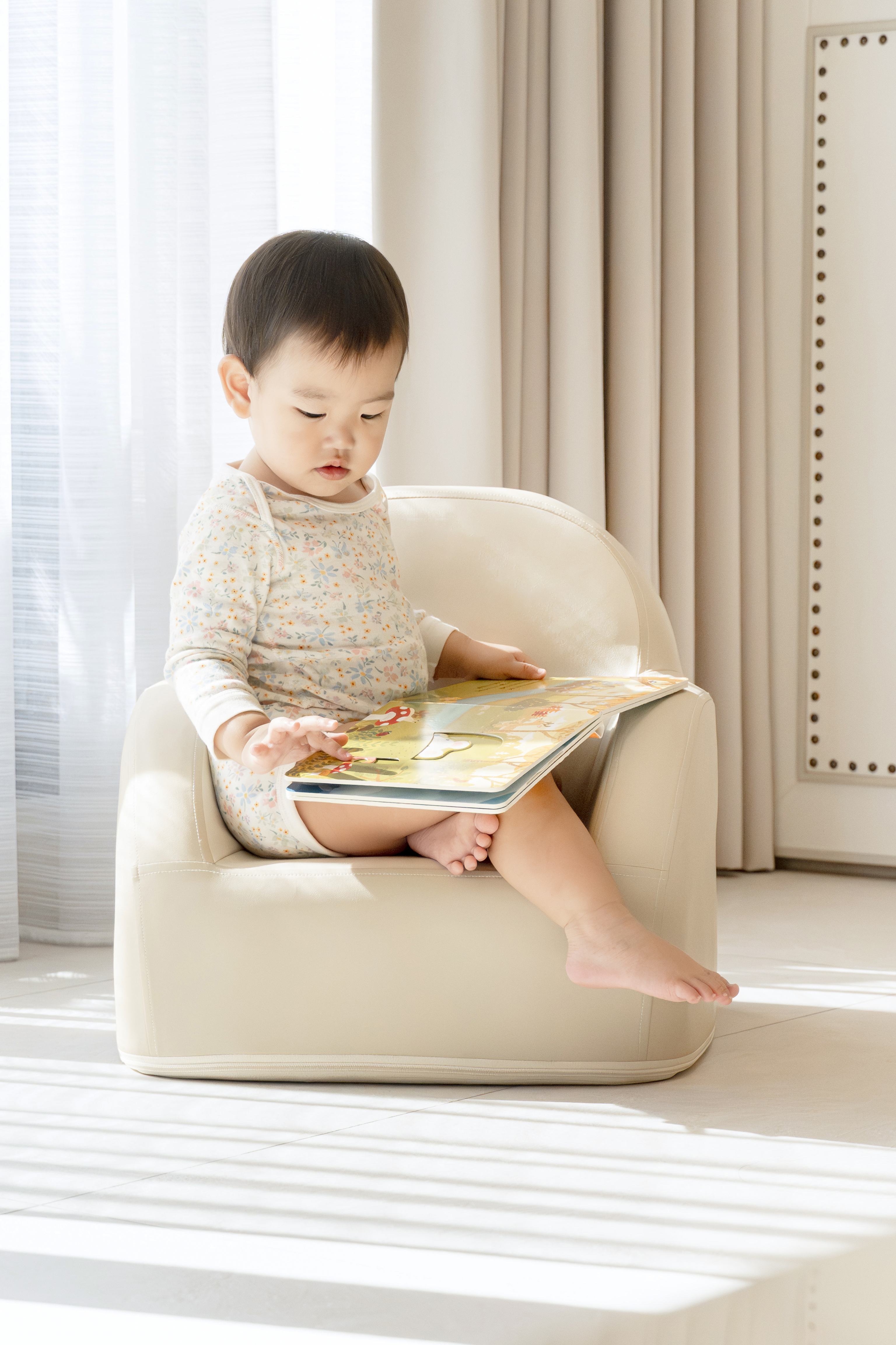 莫菲星球 質感兒童沙發 厚片吐司