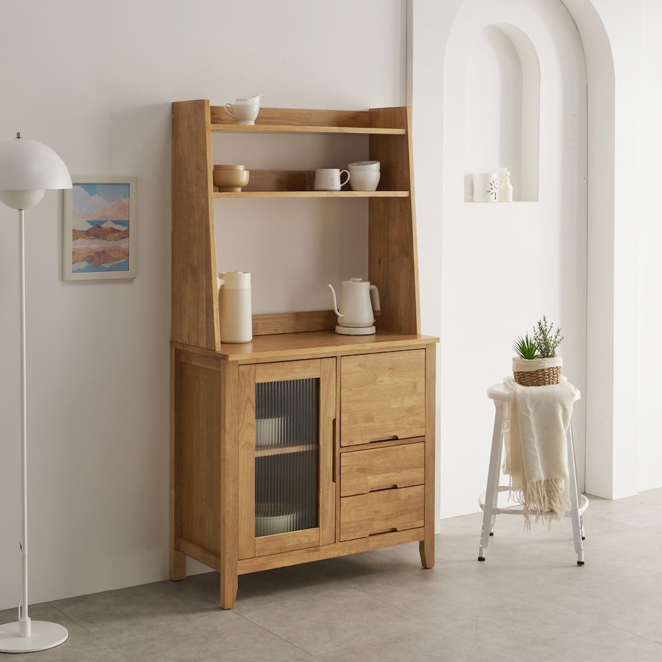 Deco-line - Horton 830單邊玻璃掩門半實木廚邊櫃