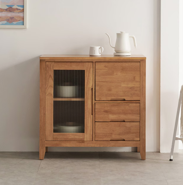 Deco-line - Horton 830單邊玻璃掩門半實木廚邊櫃