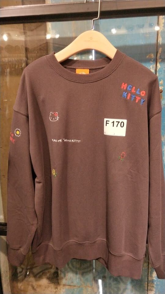 *[訂貨]大約2星期* Macrame Japan Sweatshirt DP00007 - Charcoal - F170 (1030live)