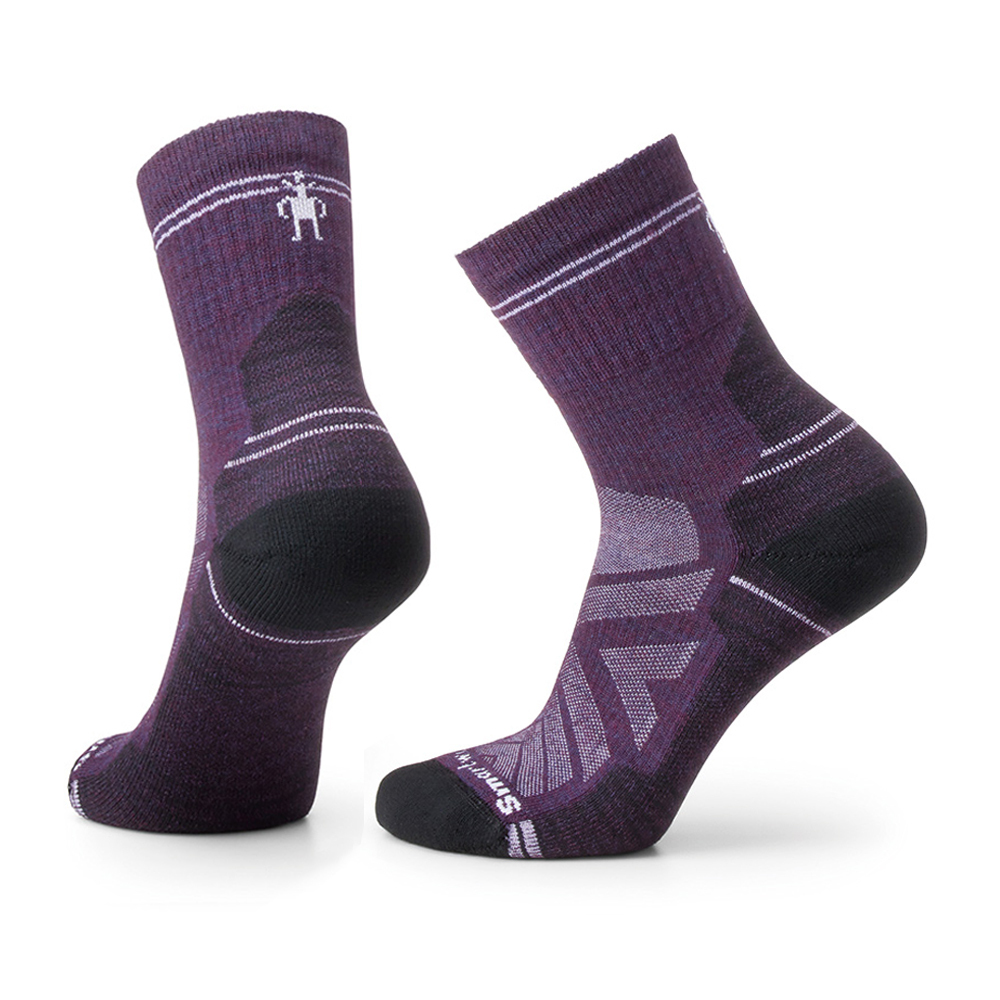 【Smartwool】女機能戶外全輕量減震中筒襪 紫鳶尾花、中性灰 / SW001572