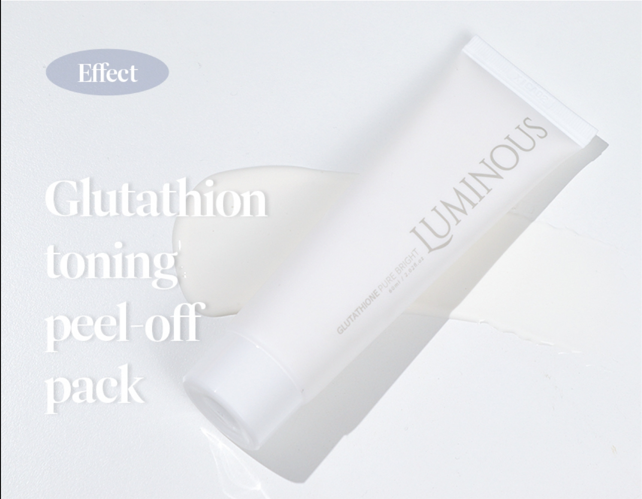【LUMINOUS 穀胱甘肽水光撕拉面膜 60ML】
