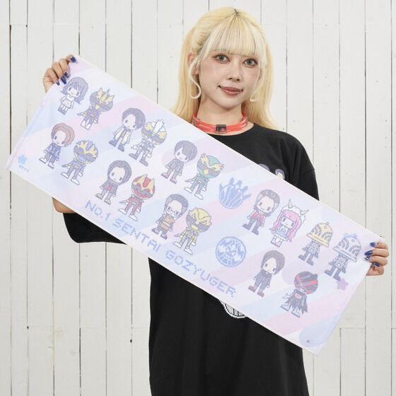 240531 Pbandai 預訂 2026/1月 ナンバーワン戦隊ゴジュウジャー×AIKA ELECTRONICS（アイカエレクトロニクス） フェイスタオル