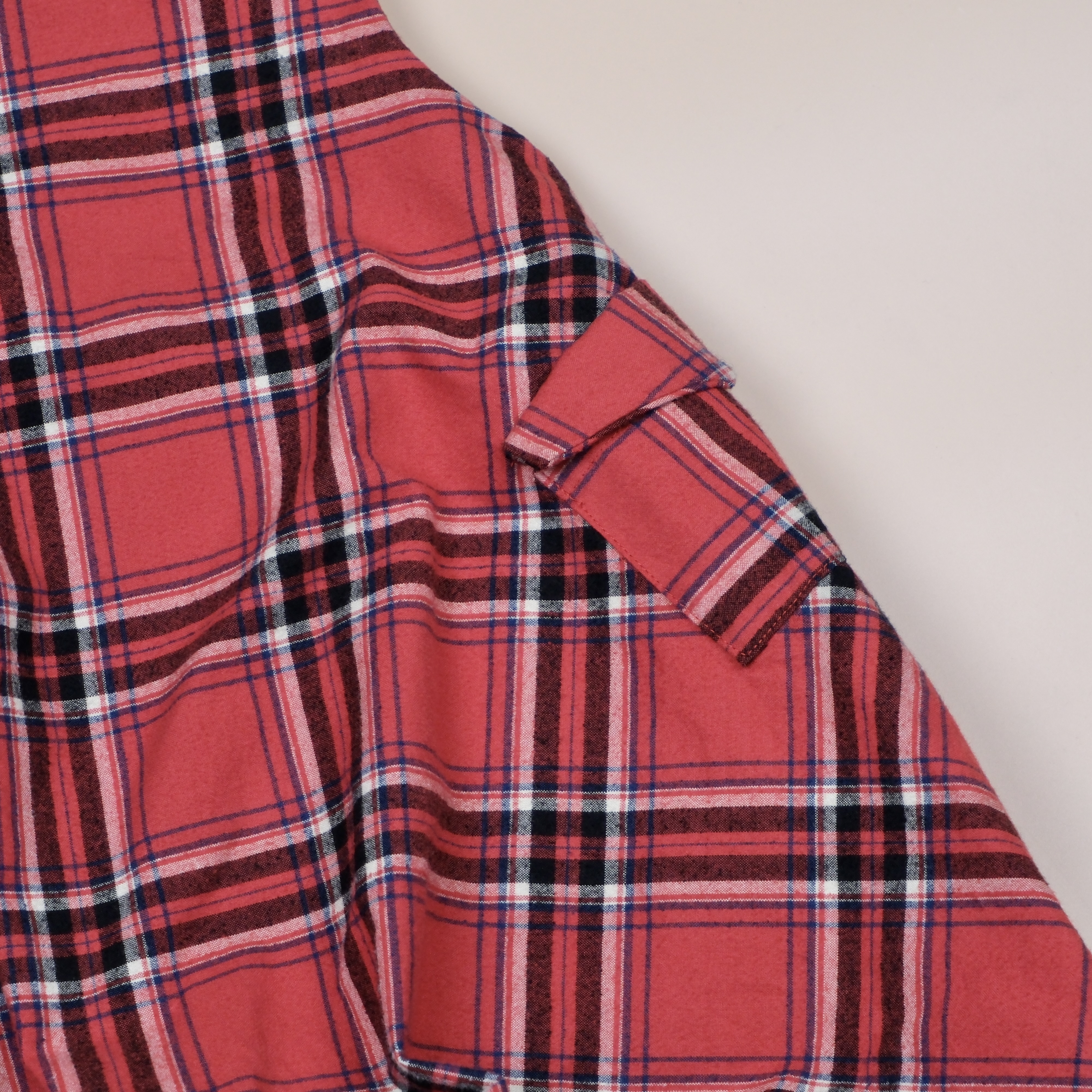 時光印記系列 ❁ 紅色格子 ❁ 手作女童無袖洋裝