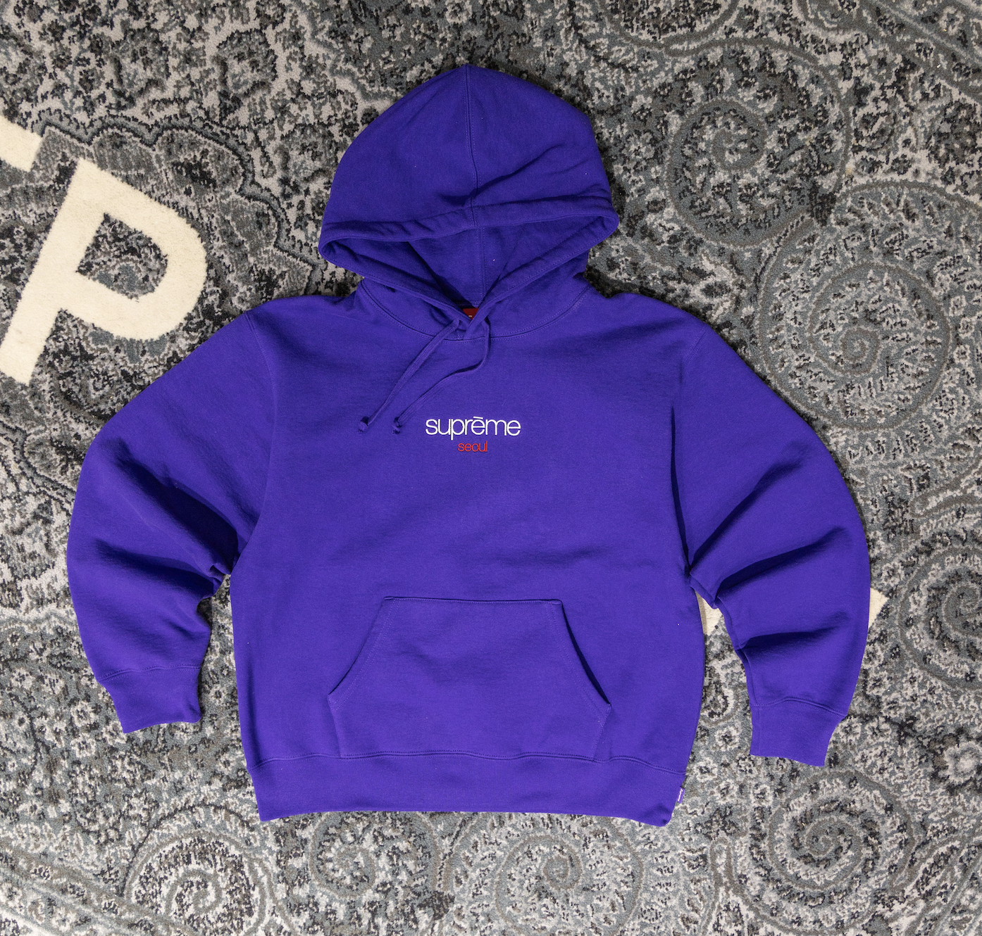 -(B2c01)-SUPREME CLASSIC LOGO SHOP SEOUL HOODED SWEATSHIRT 城市限定 首爾 帽Ｔ-FW25SW29L