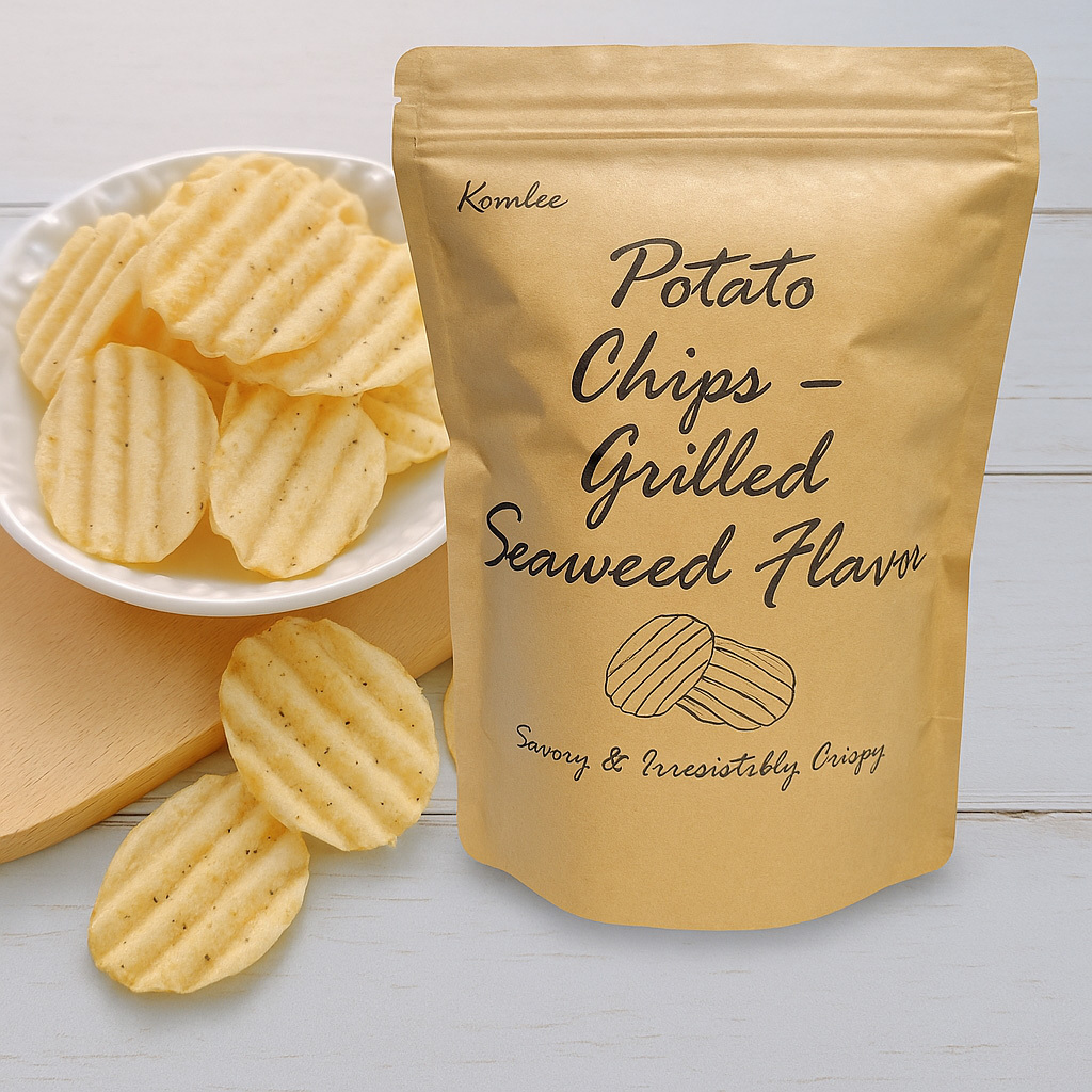 Konlee 厚切 海苔風味 洋芋片/ 烤魚脆片 100g