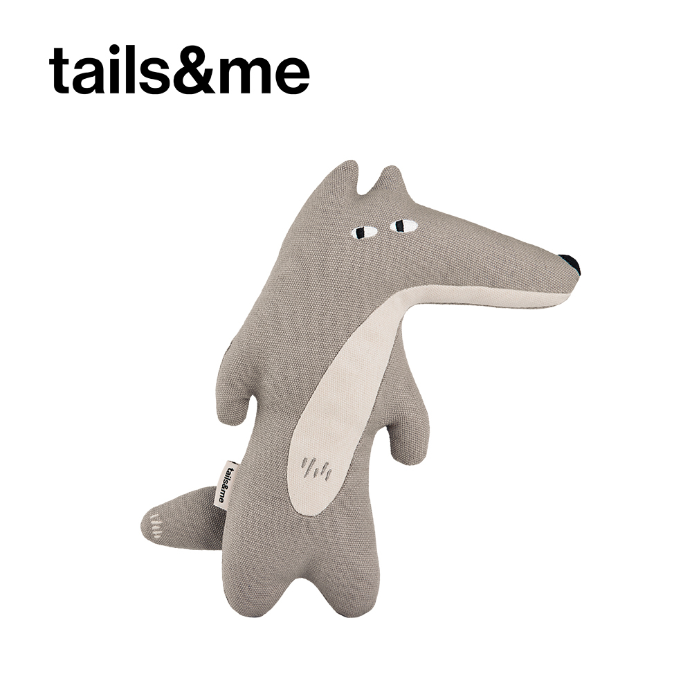tails&me 尾巴與我｜尾巴毛夥伴｜寵物發聲玩具｜灰狼