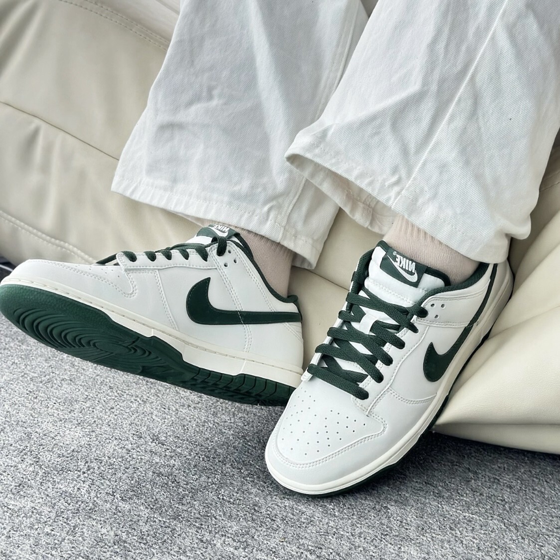 KTQ STORE ‧ Nike Dunk Low Retro "Sail Fir" 白綠 HF5441-115