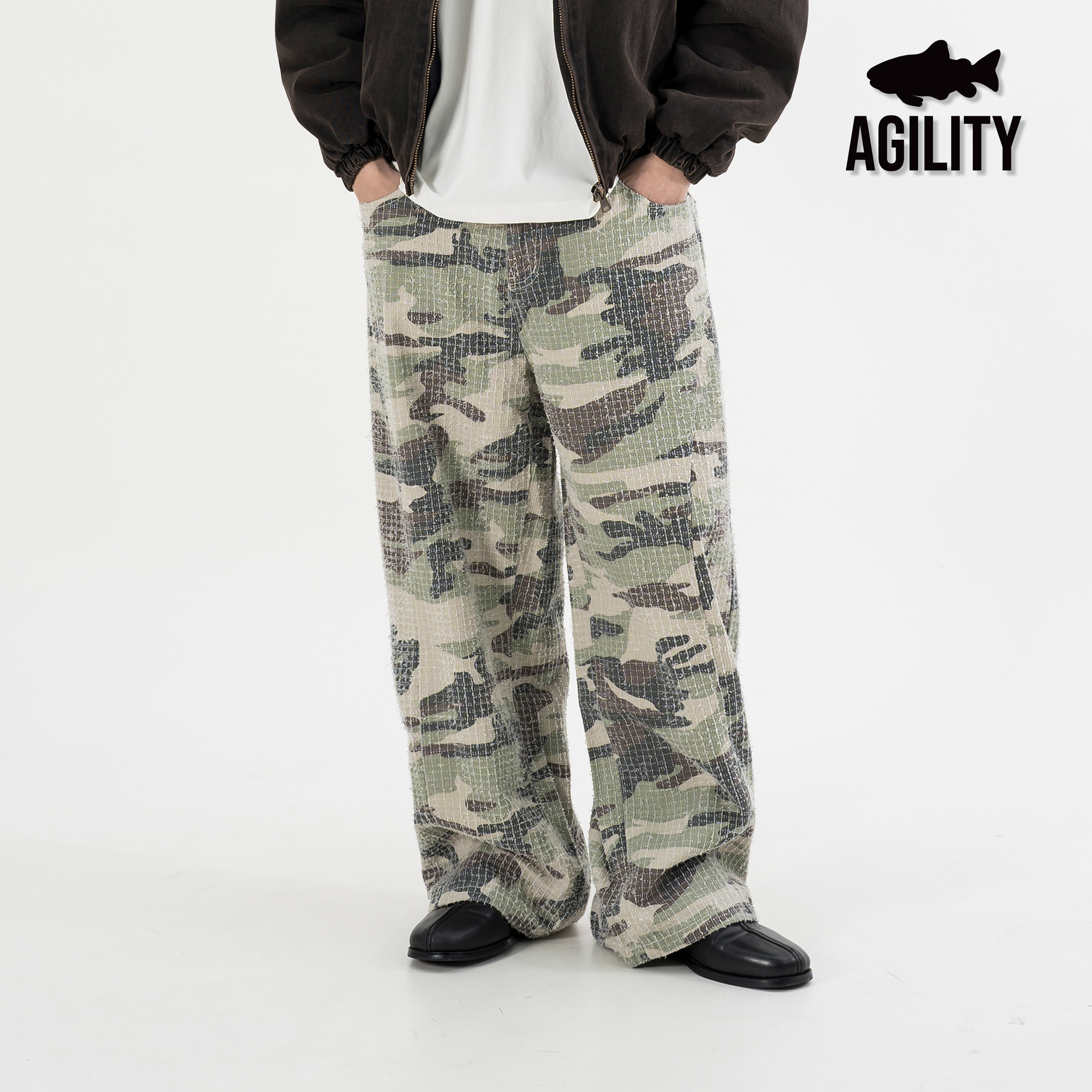 AGILITY Ripstop Camo Curved Pants 抗撕裂布料 迷彩 彎刀長褲 [P88-CM]