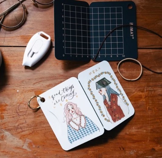 甜蜜生活 x iMAT．美好的事物款 隨行迷你切割組 含美工刀