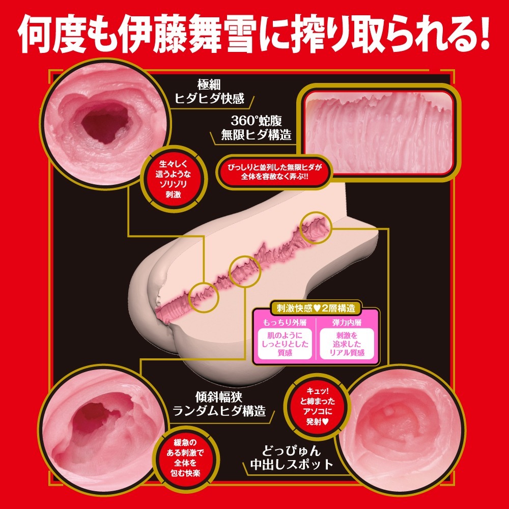 EXE JAPANESE REAL HOLE 激 伊藤舞雪 女優名器飛機杯