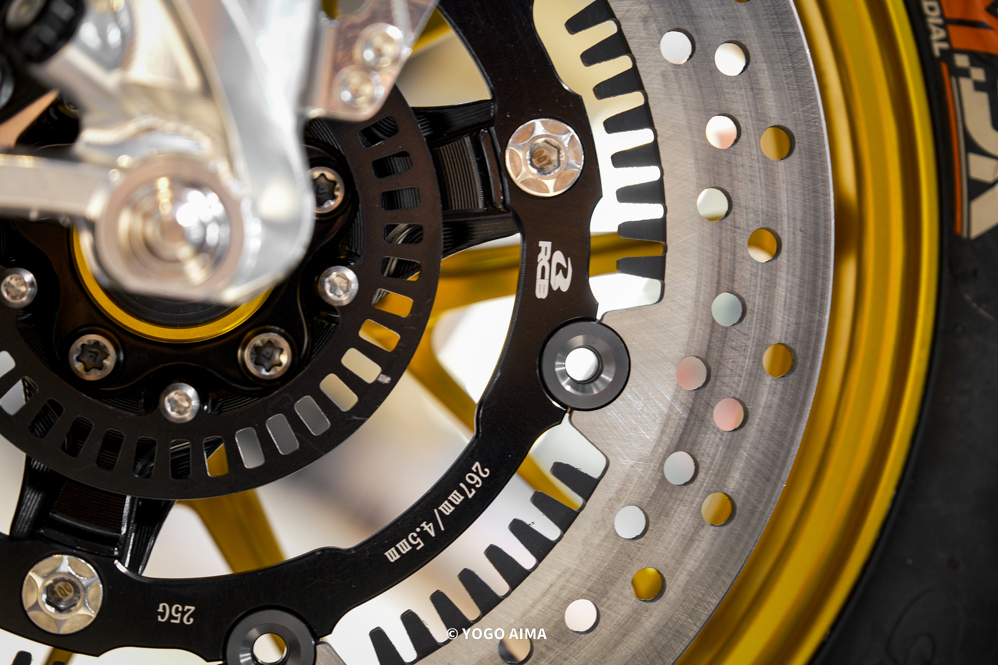 RCB 七代勁戰 前 267mm 散熱鰭片 浮動碟盤