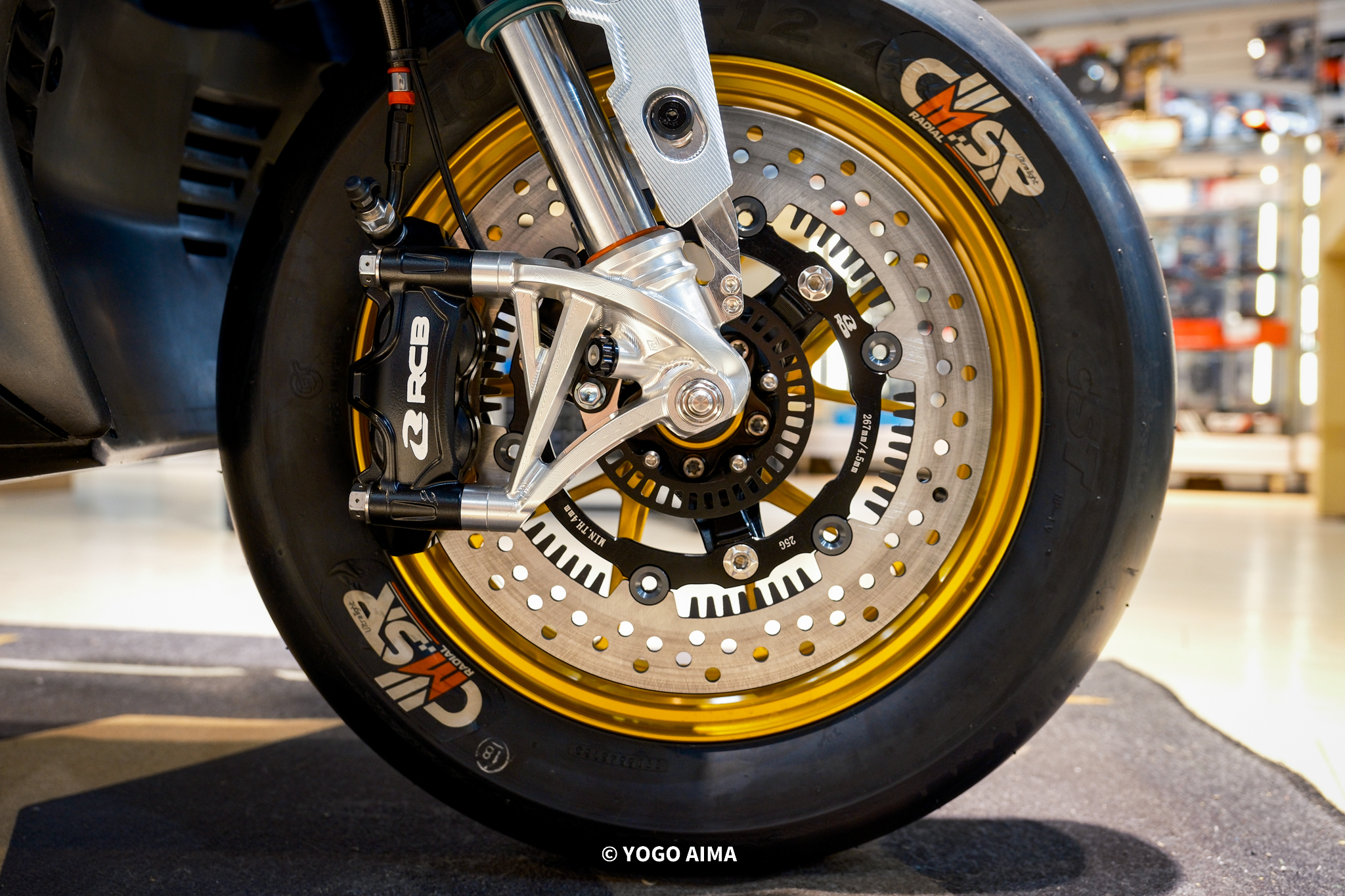 RCB 七代勁戰 前 267mm 散熱鰭片 浮動碟盤