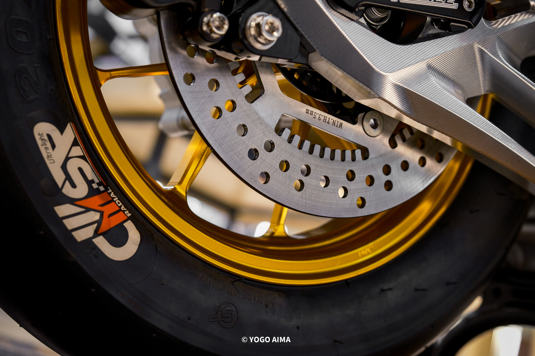 RCB 七代勁戰 後245mm 散熱鰭片固定碟盤