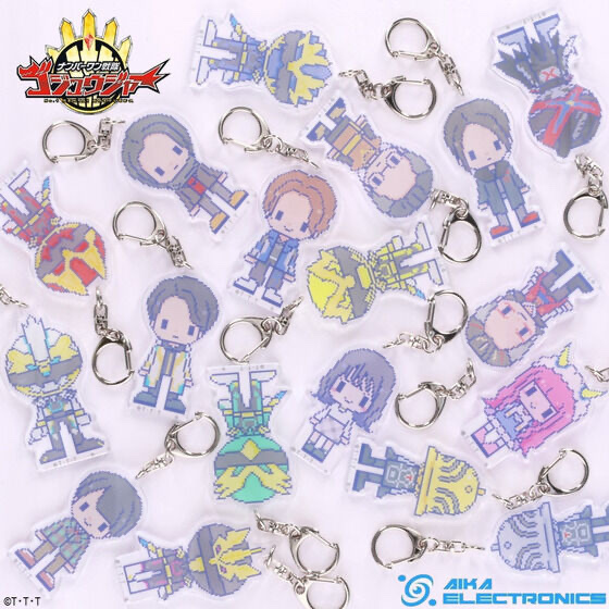 240528 Pbandai 預訂 2026/1月 ナンバーワン戦隊ゴジュウジャー×AIKA ELECTRONICS（アイカエレクトロニクス） アクリルチャーム全18種