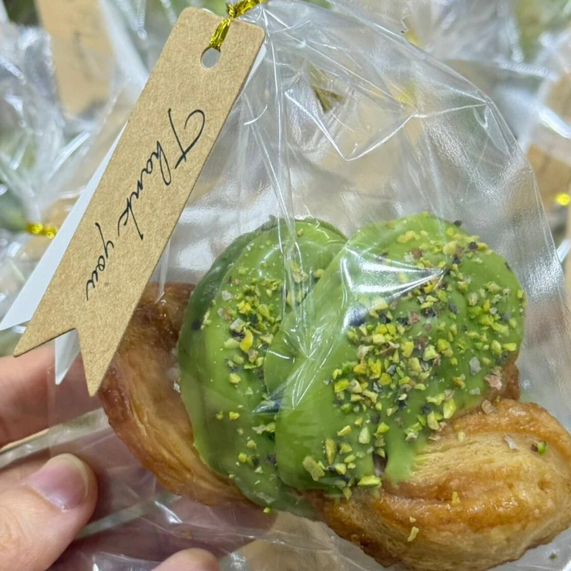 獨立包裝-5cm開心果蝴蝶酥(2片)