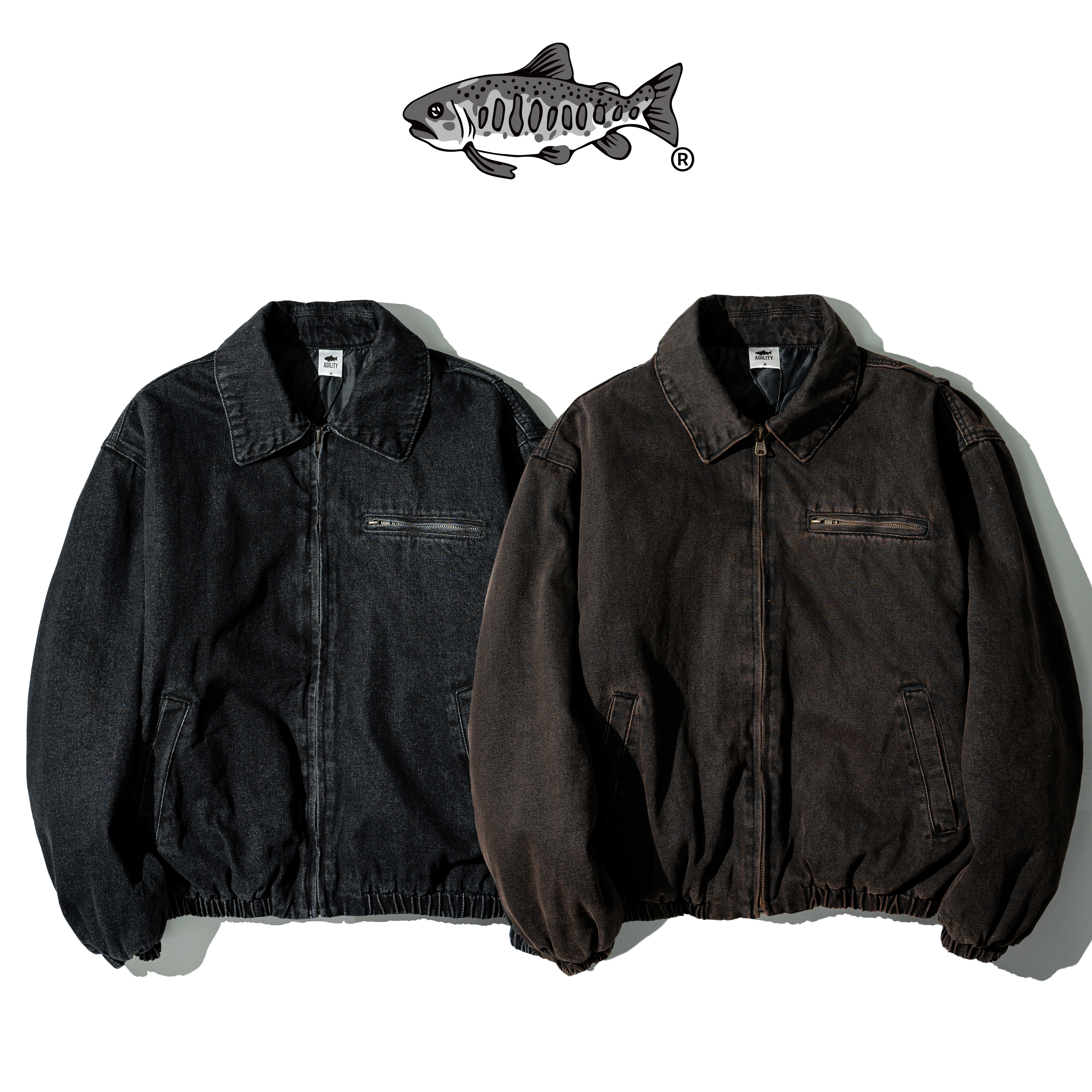 AGILITY Washed Padded Detroit Jacket 鋪棉保暖 水洗 底特律外套 [DJ68]