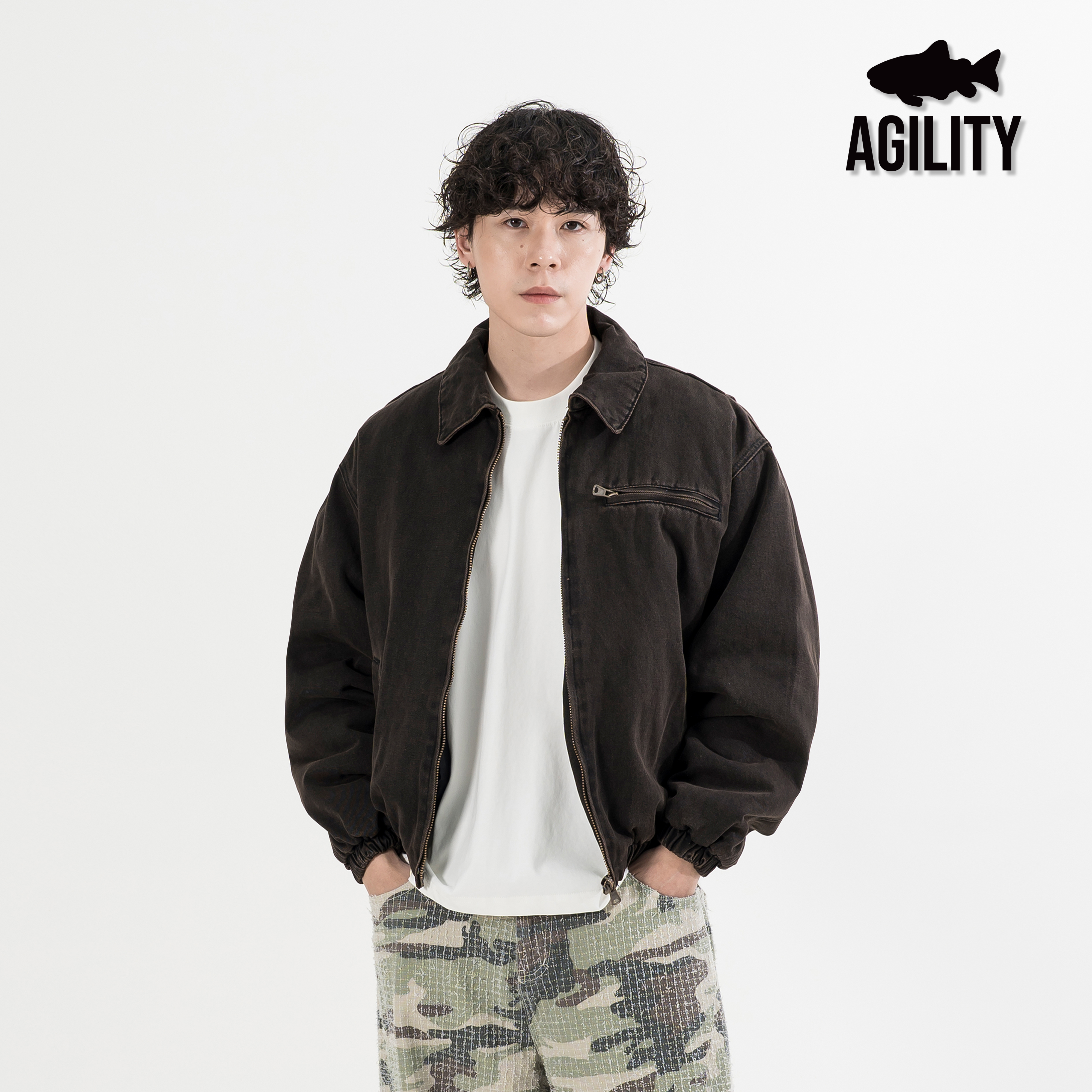 AGILITY Washed Padded Detroit Jacket 鋪棉保暖 水洗 底特律外套 [DJ68]