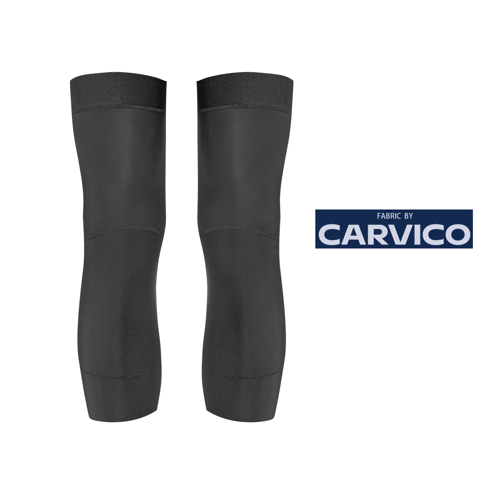 抓絨膝套 破風 黑