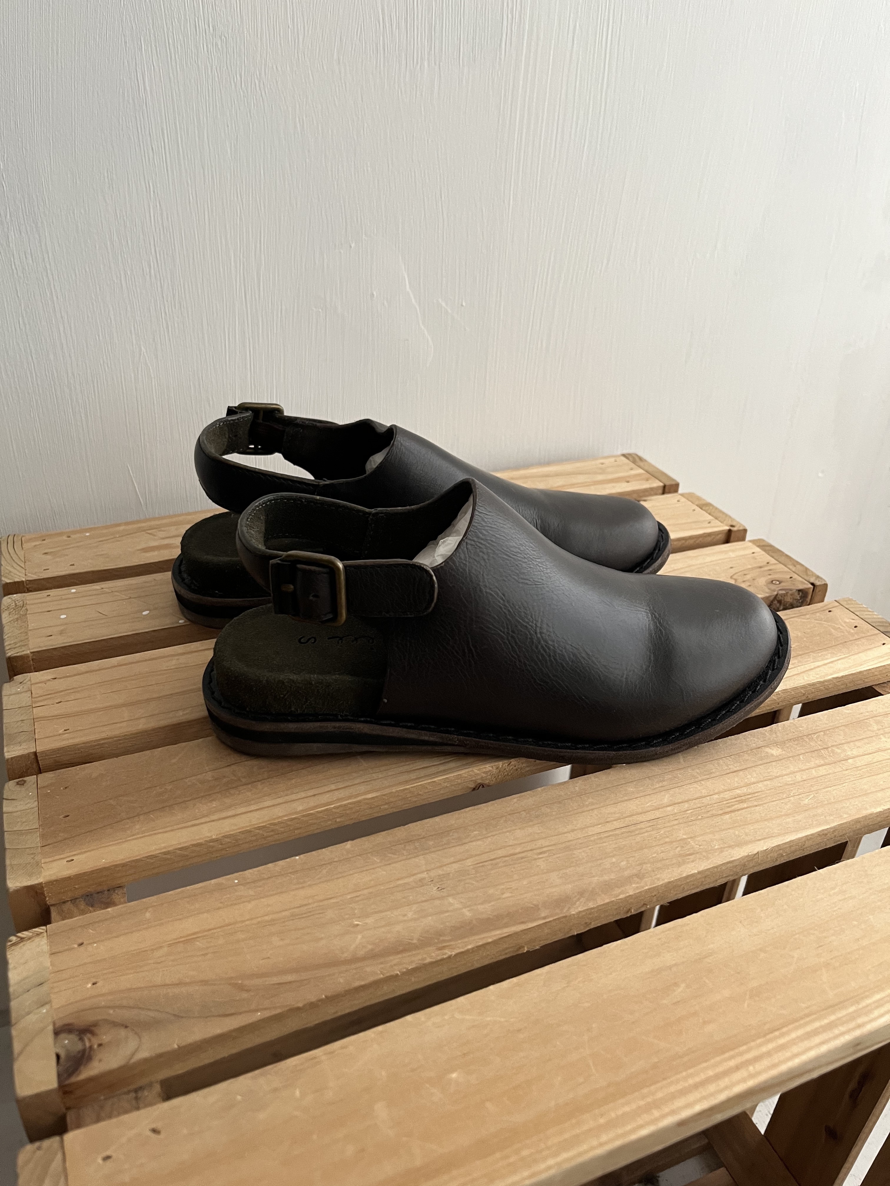 黑色真皮皮鞋👞