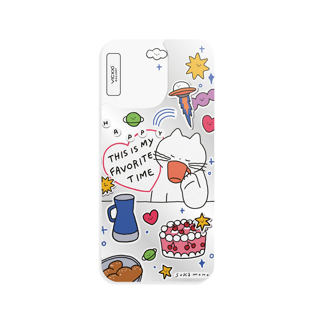 Sokamono  手機鏡面背貼膜 / Happy Time-VC009