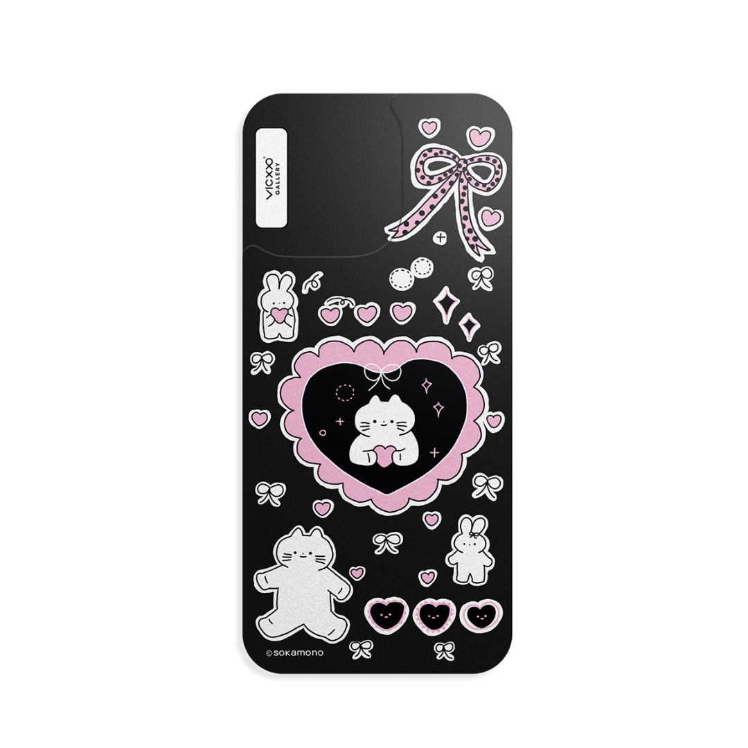 Sokamono  手機背貼膜 / Hearts-VC214