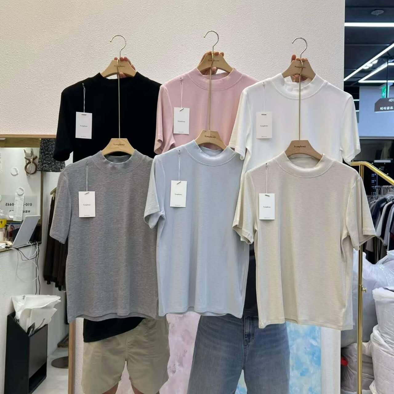 SY5102 粗邊領口軟綿Tee