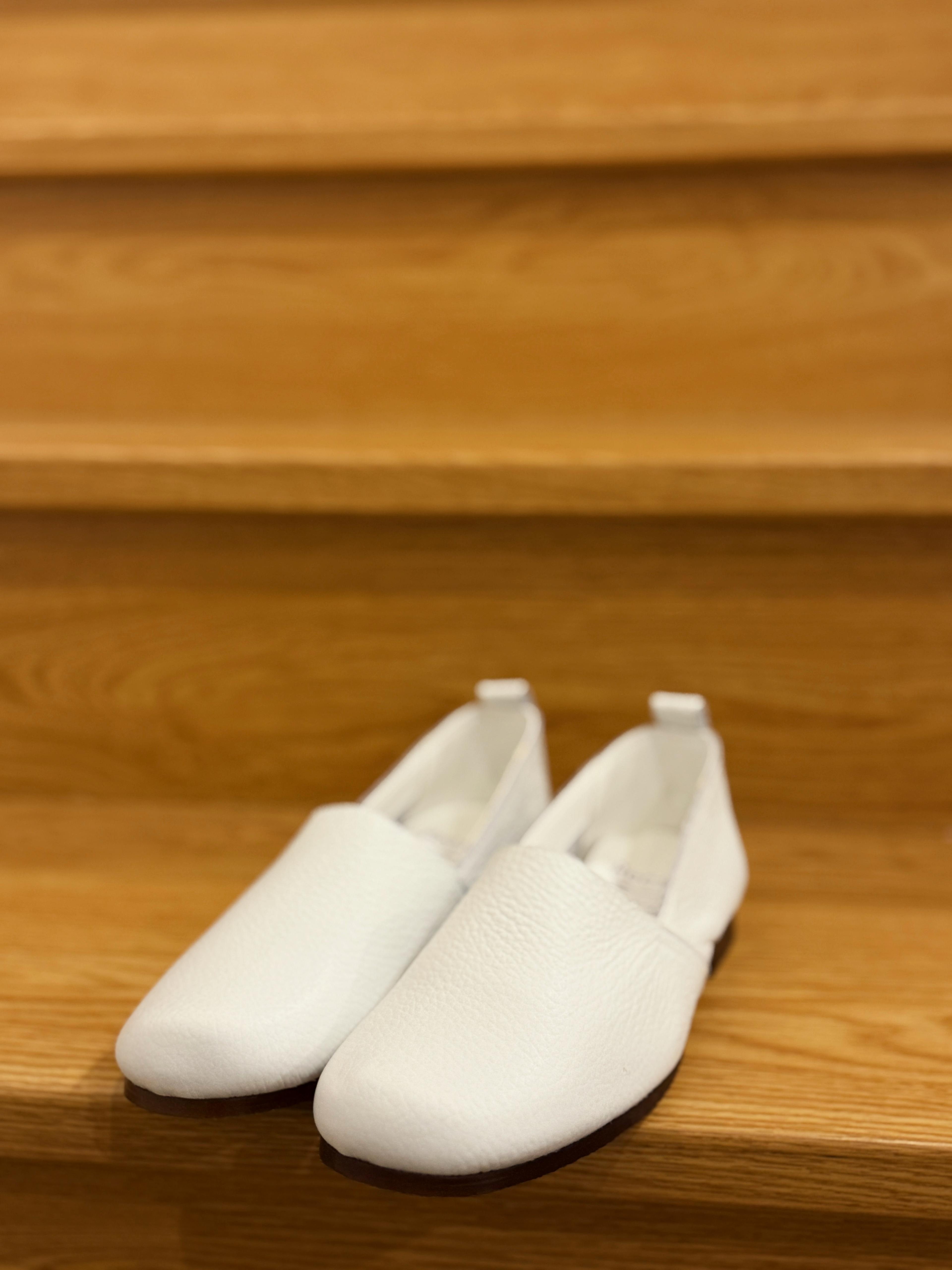 日本製白色真皮皮鞋👞