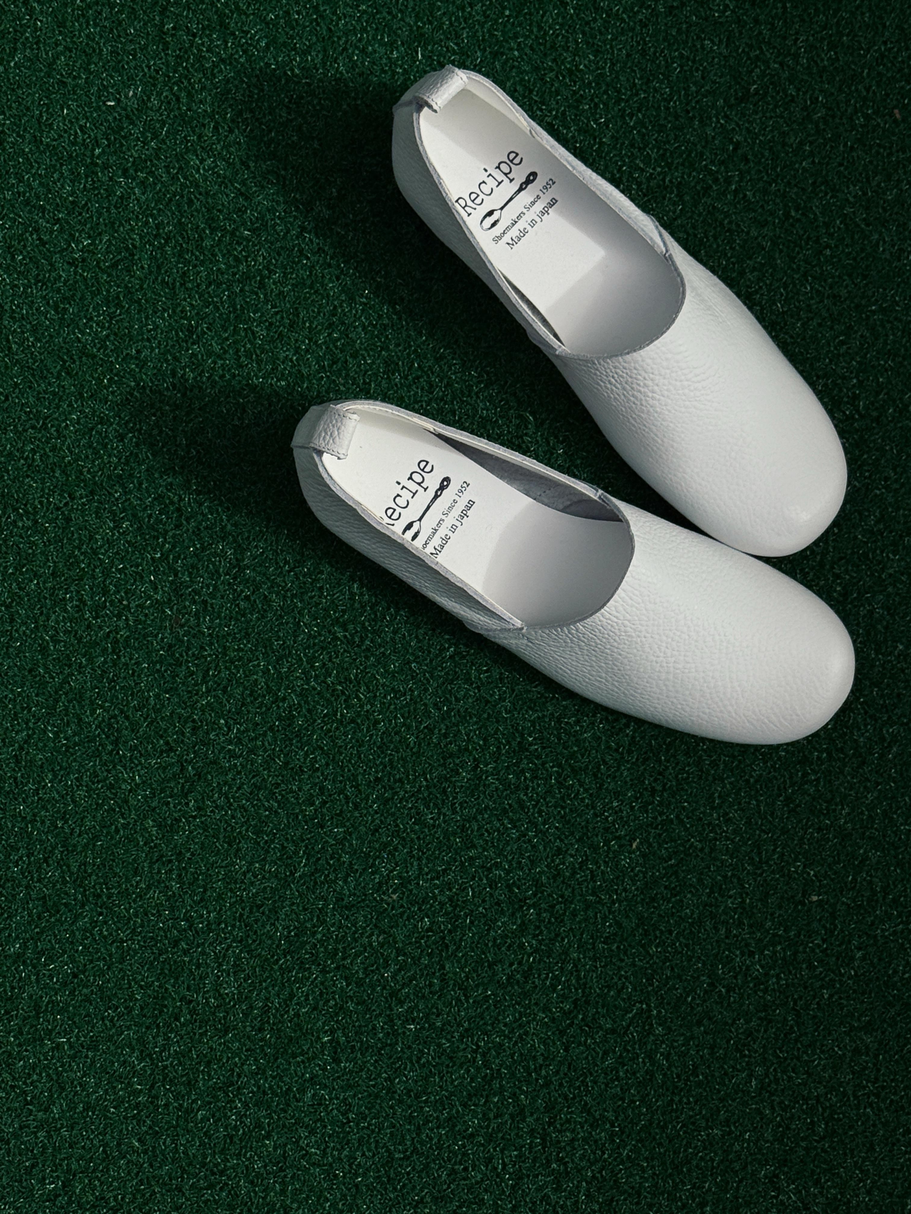 日本製白色真皮皮鞋👞