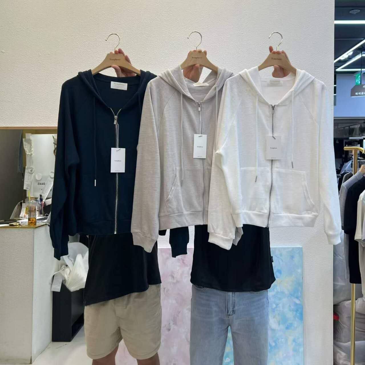 SY5109 連帽拉鏈軟綿綿外套