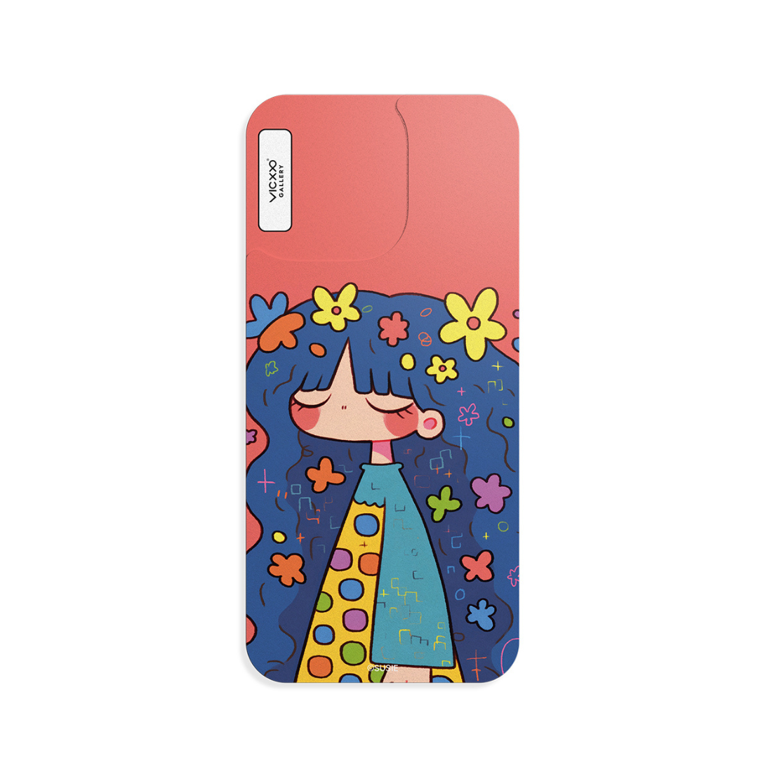 SUSIE  手機背貼膜 / 蘇西與花-VM025