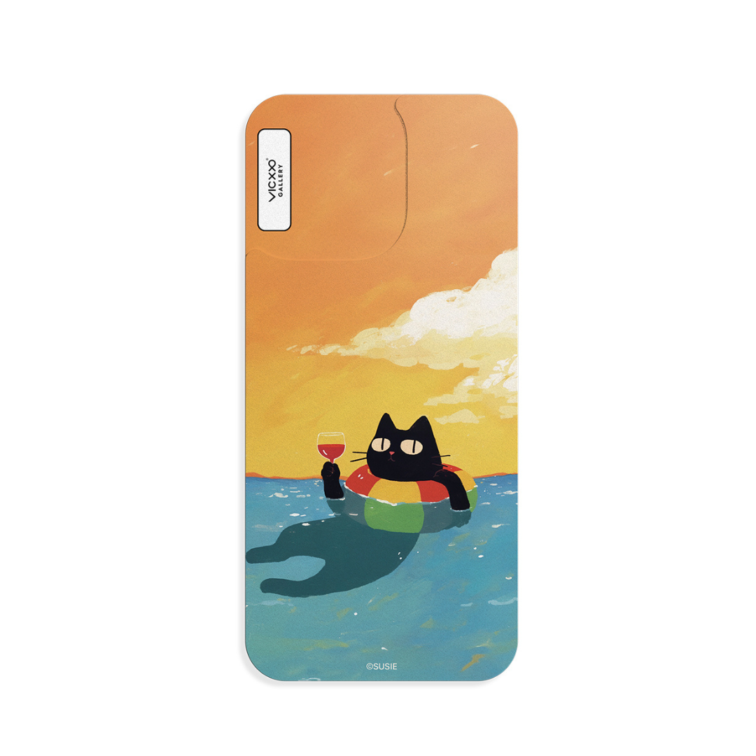 SUSIE  手機背貼膜 / 貓與海-VM017