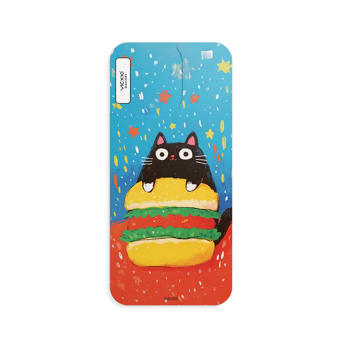 SUSIE  手機背貼膜 / 漢堡貓-VM020