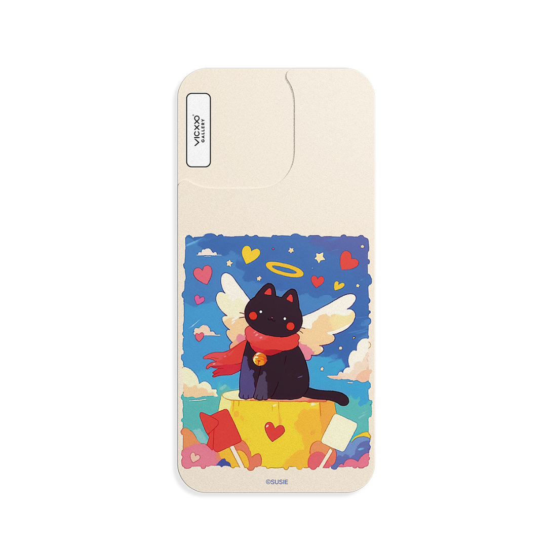 SUSIE  手機背貼膜 / 圍巾貓-VM024