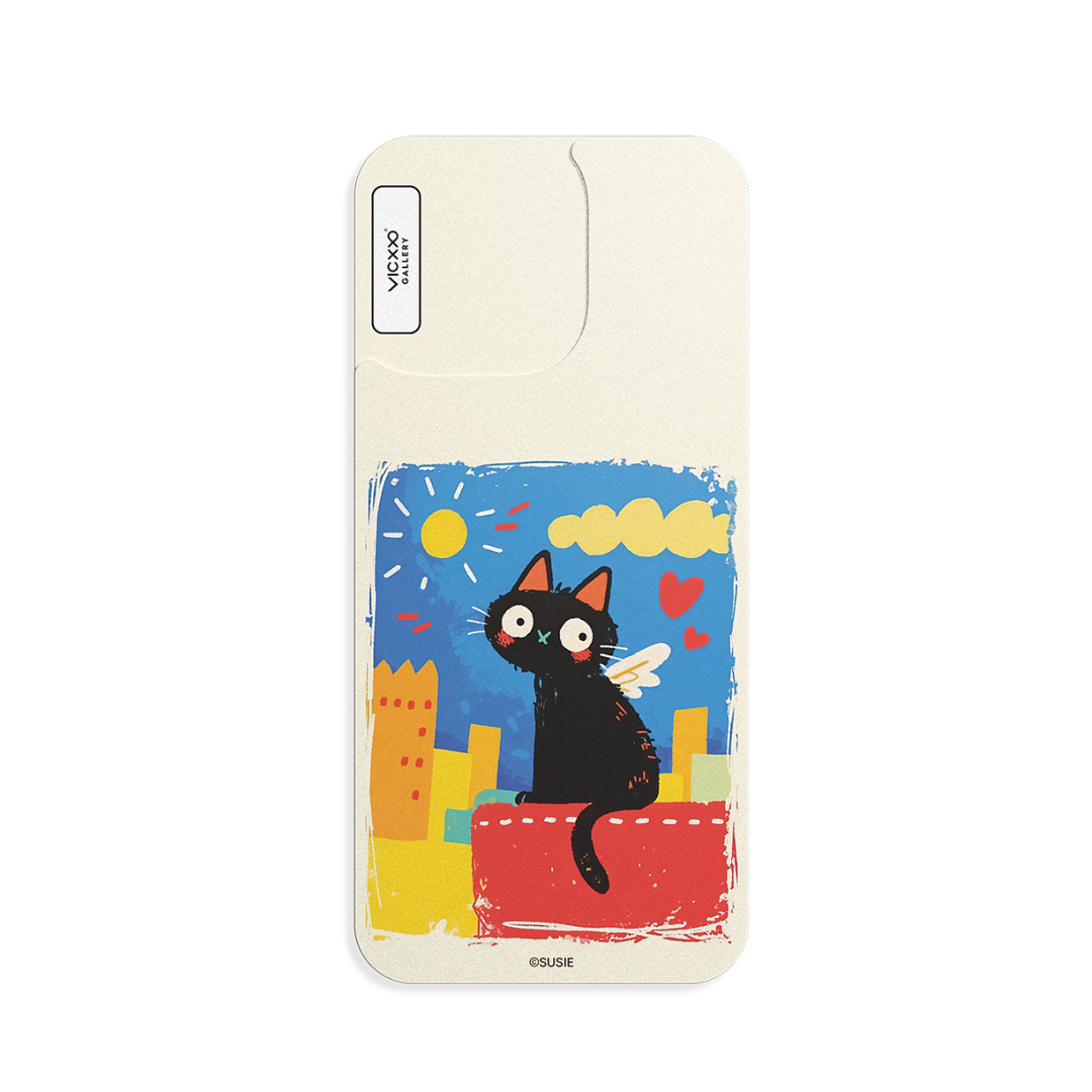 SUSIE  手機背貼膜 / 天使貓-VM022