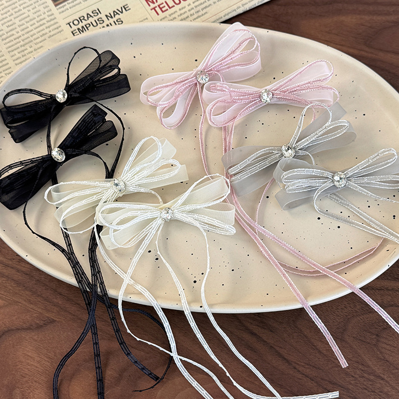 [3 FOR RM10] Korean Ballet Style Mesh Ribbon Bow