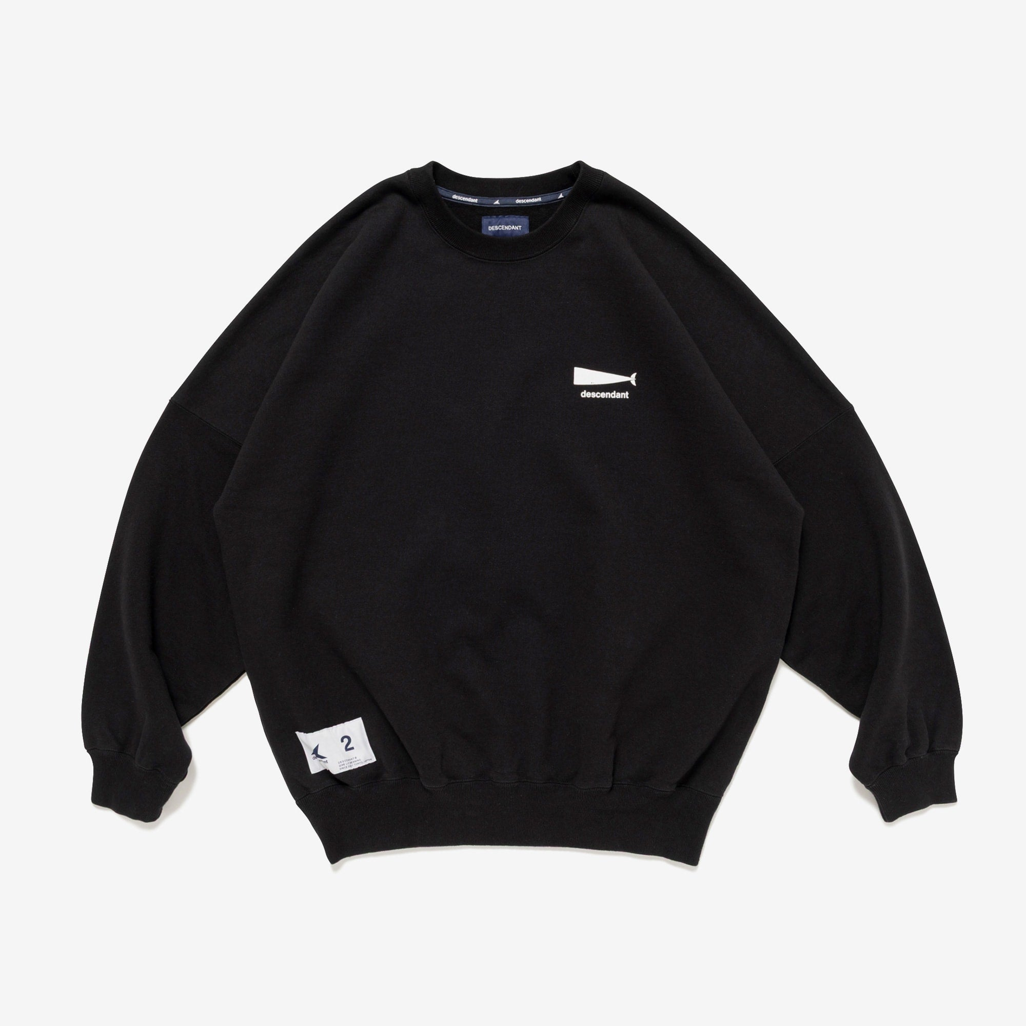 2025AW DESCENDANT CACHALOT CREW NECK 背後 鯨魚 大學T 現貨 252ATDS-CSM14