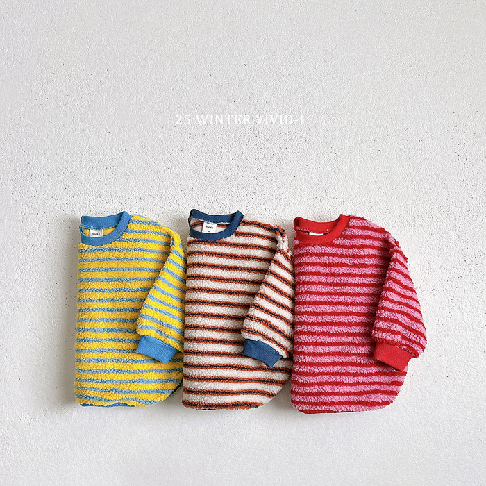 Vivid-I Stripe Fleece MTM Sweater