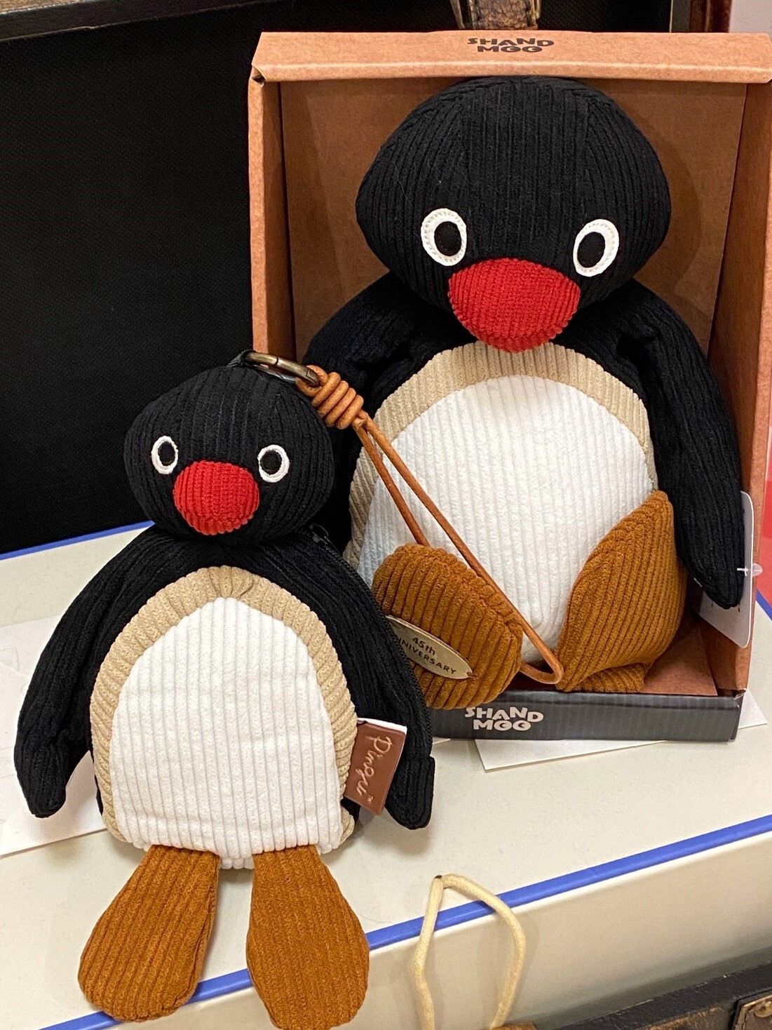 正版授權 Pingu 45週年復古系列 耳機包/零錢包掛件