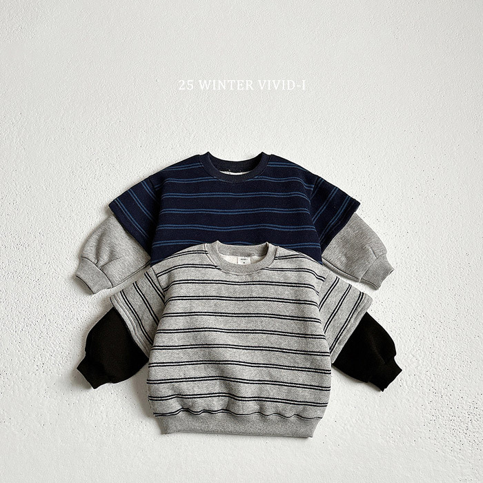 Vivid-I Stripe Two-piece MTM Sweater