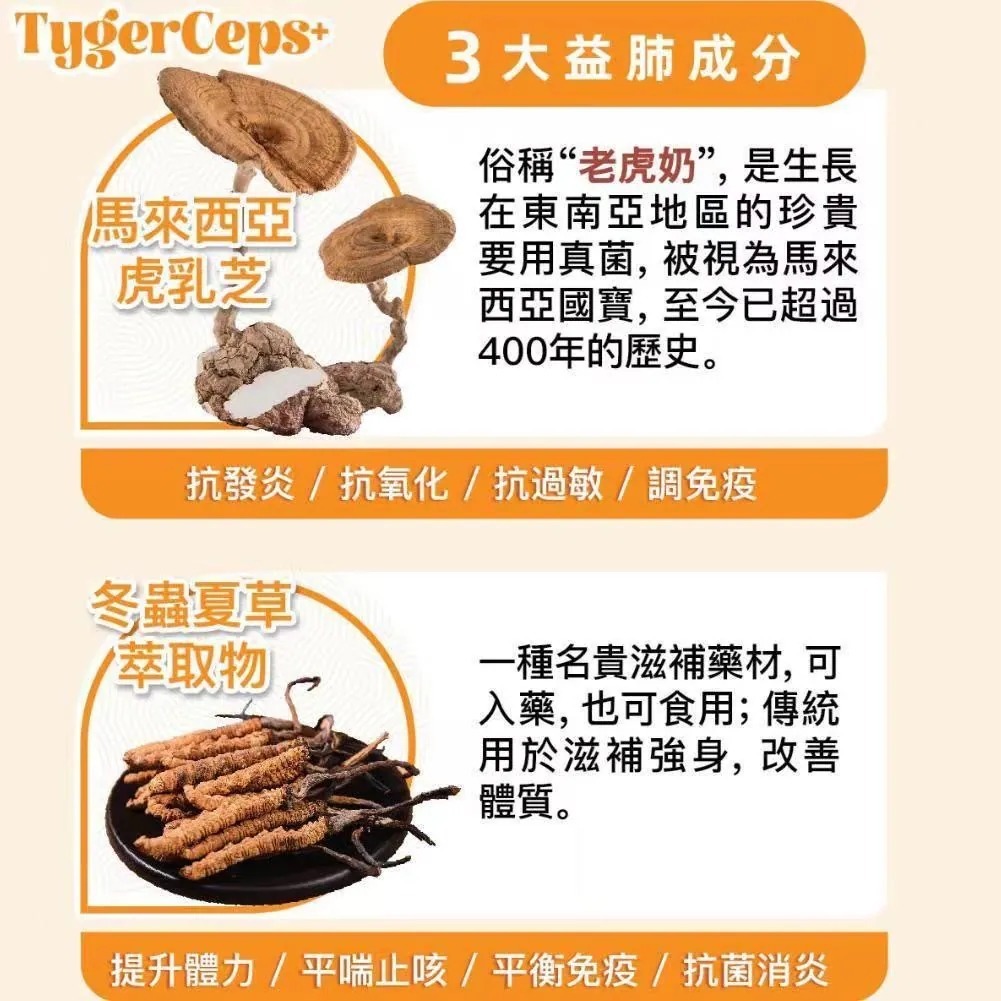 Y250 TygerCeps+ 虎乳芝益肺寶(三至四星期寄出 )